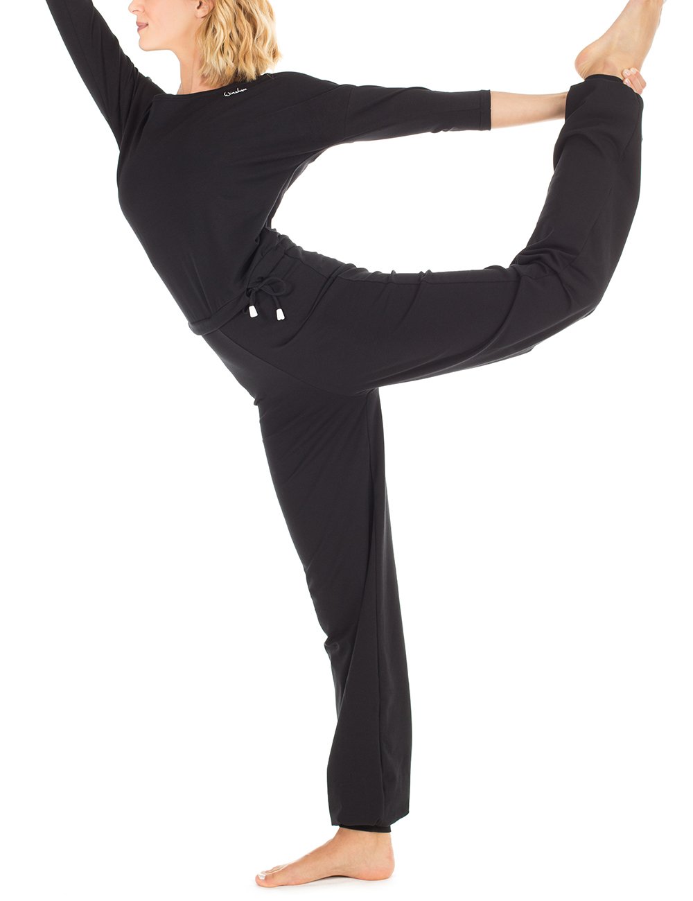 WINSHAPE Damen 3/4-arm-jumpsuit Wjs2, Fitness Freizeit Sport Yoga Pilates Combinaison Femme