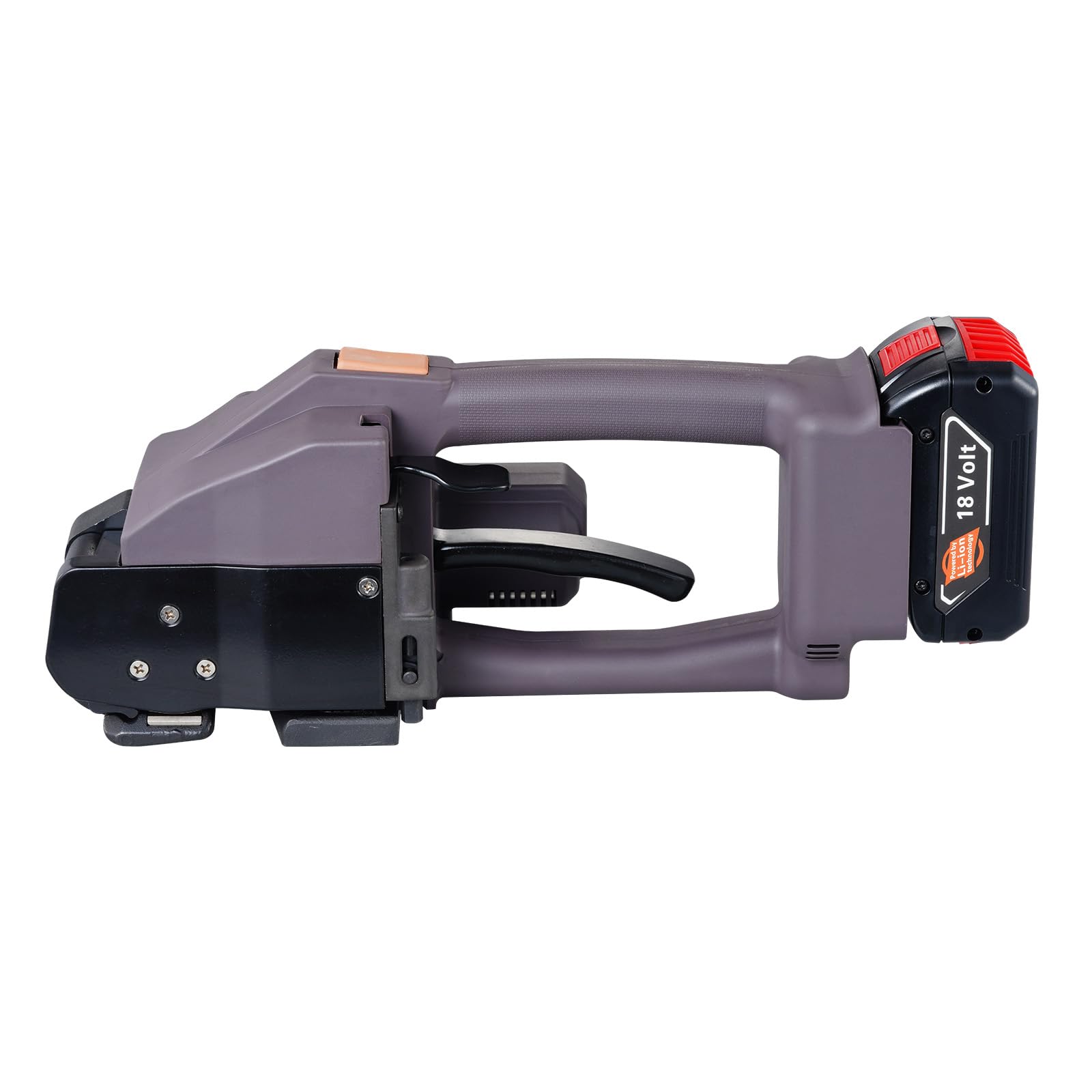VEVOR Elektrische Umreifungsmaschine, für 1-2 cm PP-/PET-Bänder, elektrisches Umreifungsgerät mit Digitalanzeige, 2 x 4000 mAh batteriebetriebene Handumreifungsmaschine für Verpackungskartonpaletten