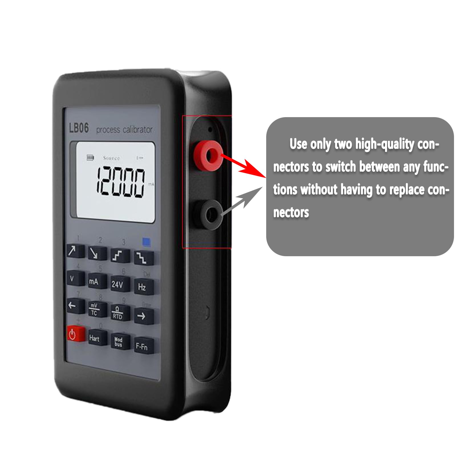 El Calibrador De Procesos PortáTil Lb06 Incluye Funcionalidad （HART Modbus）, Una Pantalla Lcd Y Un Generador De Bucle De 4-20 Ma, Lo Que Lo Hace Ideal Para Aplicaciones De IngenieríA.(Size:LB06)