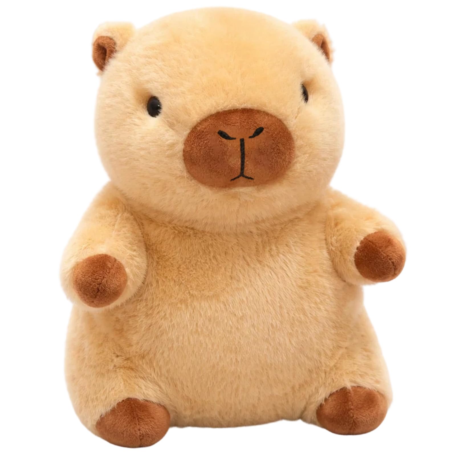 Gubilacrum 23cm Soft Plush Capybara Teddy, Capybara Plush Stuffed Cuddly Toy Plushies, Brightly Coloured Home Decorative Doll, Lovely Capybara Gifts for Collection, Gifting and Daily Decoration