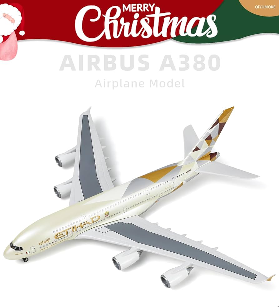 Amazon.co.jp: QIYUMOKE A380 1/160 大型飛行機モデル (全長18インチ