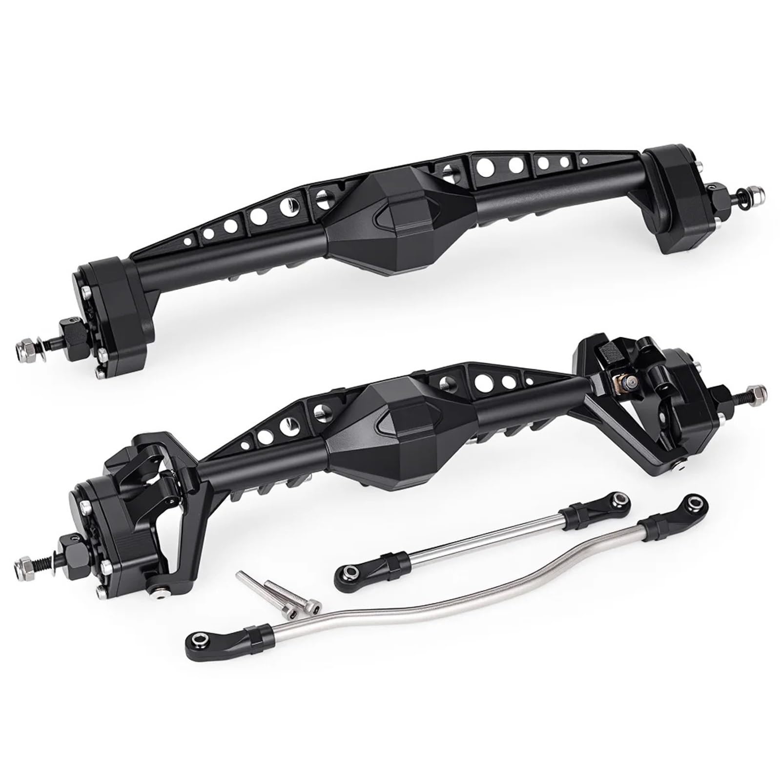 Plastikowa kompletna oś przednia i tylna do osi 1/10 do Ca-pra UTB10 1.9 UTB F9 RC Crawler Auto Upgrade Część (Axle Set)