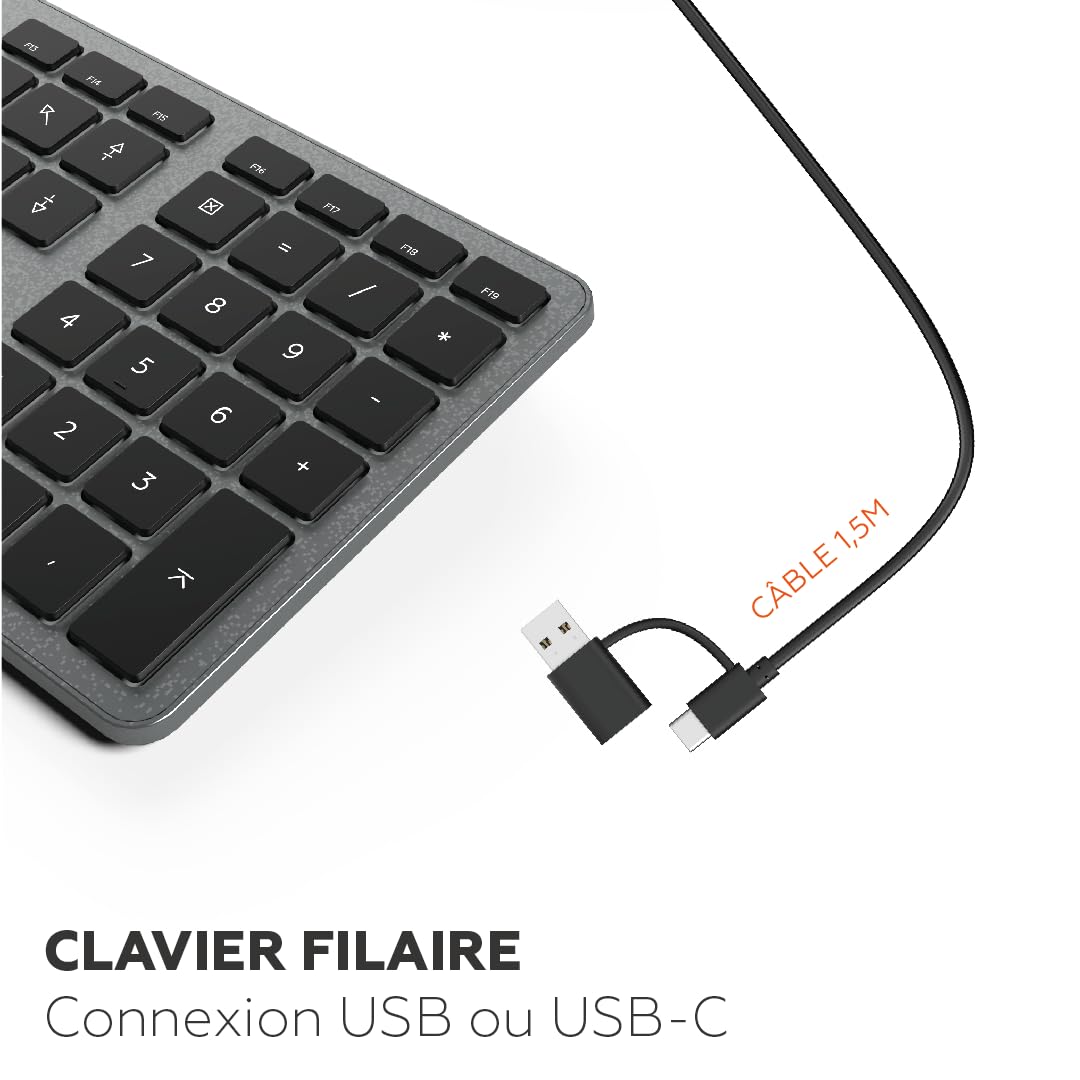 Clavier AZERTY Français Pour Acer Aspire - Modèle NSK-H360F, Gris, Neuf D'origine