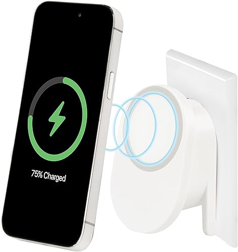 It's Just Smart, cargador inalámbrico universal para teléfonos habilitados para Qi, MagSafe compatible con todos los modelos de iPhone 14, 13, 12,