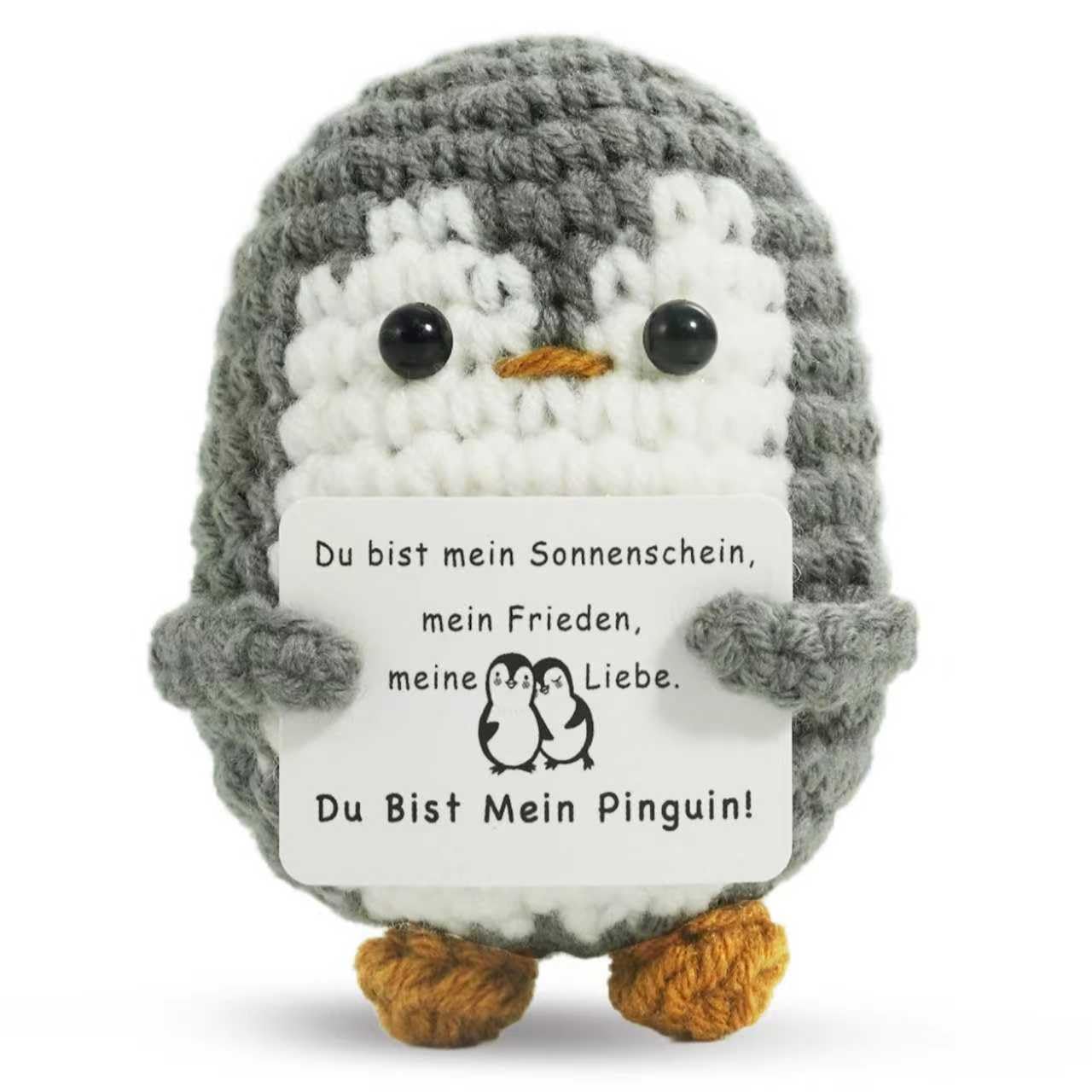 ZIENZENGYA Jahrestag Geschenke für Ihn, Ich Liebe Dich Geschenke für Freund, Valentinstagsgeschenk für Ihn Sie, Positive Pinguin Geschenk für Männer Frauen