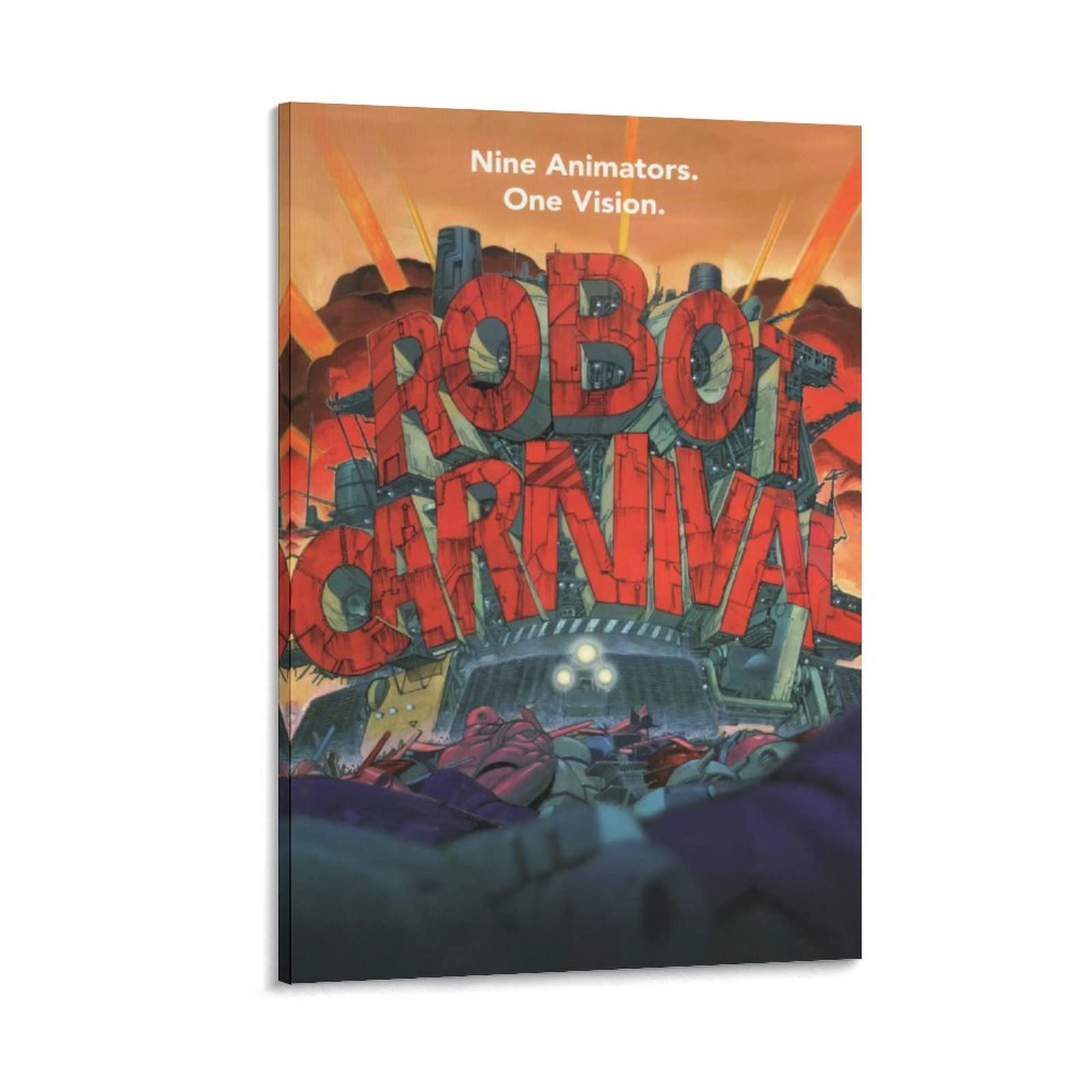 Anime Robot Carnival Poster Canvas Wall Art Posters Gifts Painting