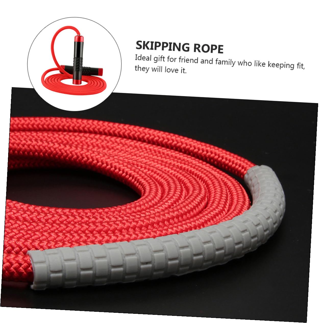 Corde à Sauter Lestée avec Roulement Métallique pour Fitness Corde de Saut Résistante et Adaptée Hommes Femmes pour Entraînement Salle de Sport