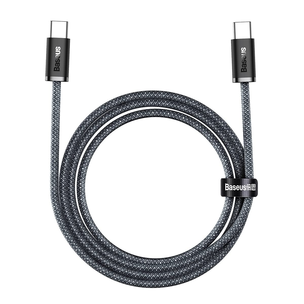 BaseusType C Cable 100W, Dynamic Series Braided Phone Charger for iPhone 15 Series, iPad mini, MacBook/iPad Pro/Air, S24 Ultra, Huawei P60 Grey 2M