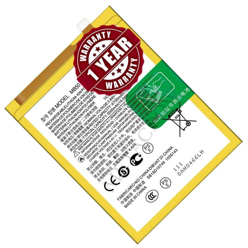 Image of Original MB50 Battery Compatible for Motorola Moto Edge 2021 (XT2141-1) | Edge S30 (XT2175-2) | Moto G200 5G - (5000mAh) - 1 Year Warranty JK1