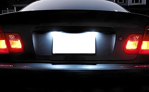Miniatura 8 de iJDMTOY OEM-Fit - Kit de luces LED completas para placa de matrícula de 3 W, compatible con BMW E46 LCI/Facelift 325ci 330ci M3 2-Coor Coupe