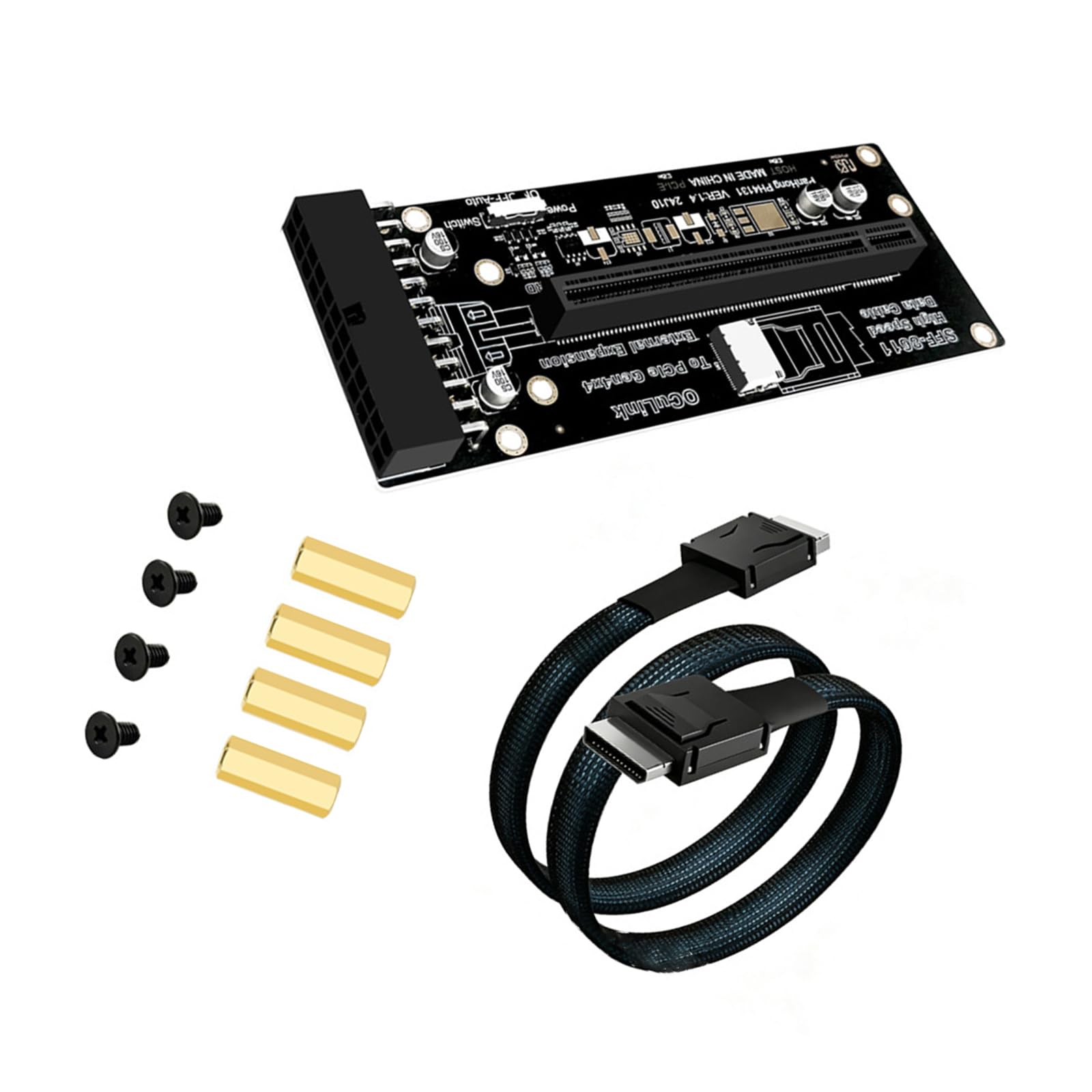 Adaptador de almacenamiento de tarjeta SFF-8612 a PCIE4.0 X16