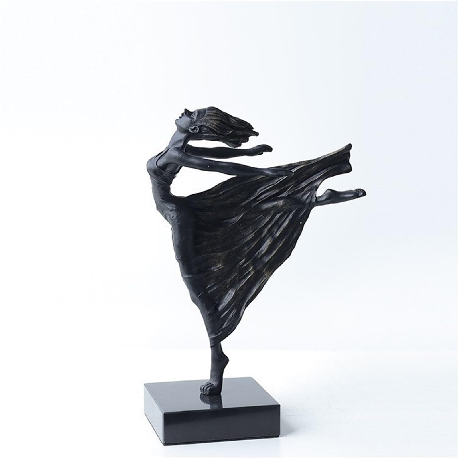 Oeuvre Creative Metal Figurine, Modern Minimalist Desktop TV Stand Bookshelf Decorative Sculpture Statue