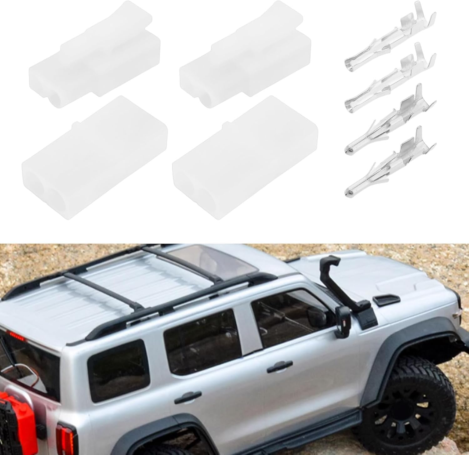 20pcs Connector Male/Female Plug with Terminal Compatible with Tamiyas Rc Cars Boats Aircrafts