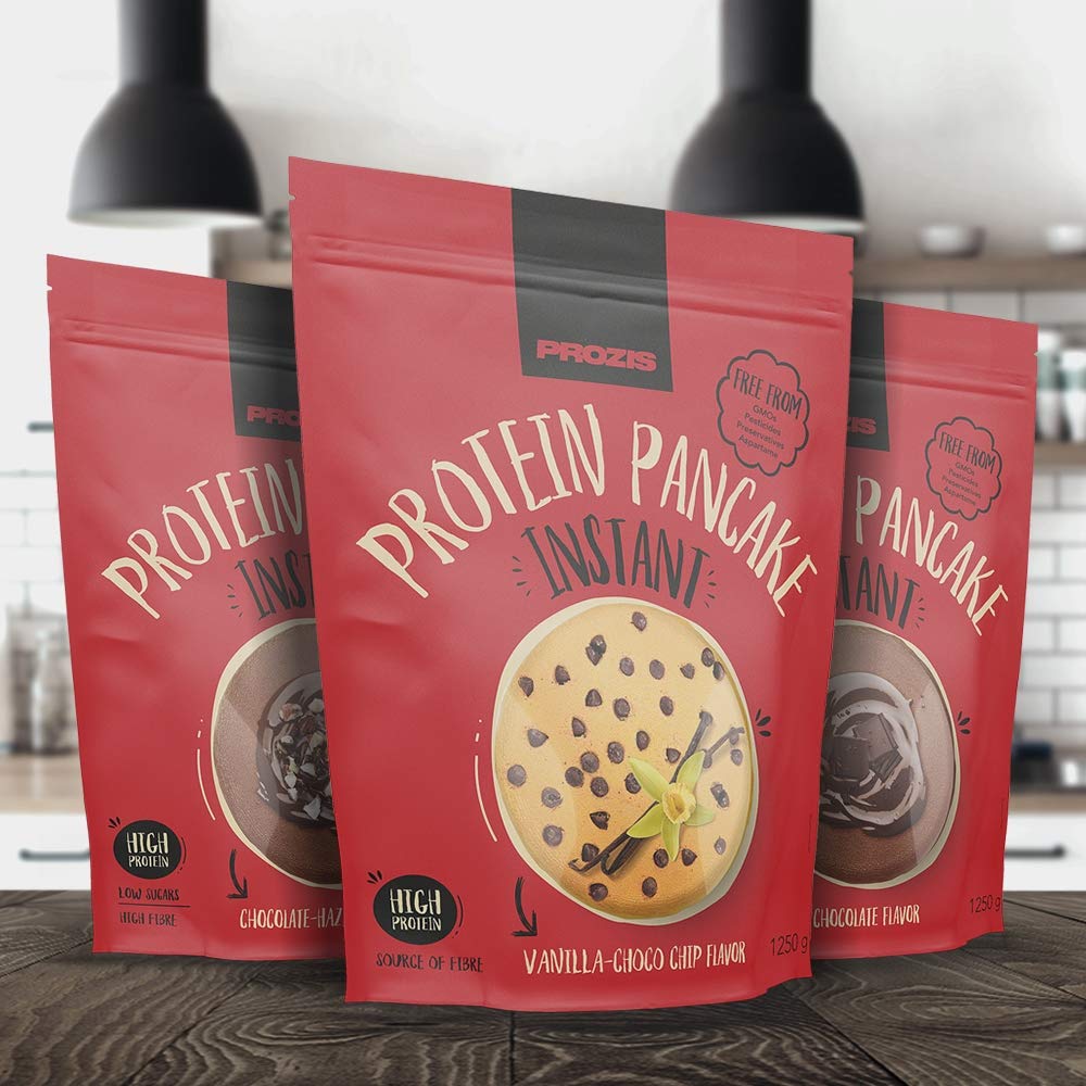 Prozis Polvere Proteica per Pancakes, Multicolore, 1.28 Kg