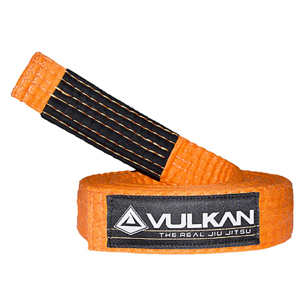 Vulkan BJJ Kids Belt – Preshurunk Martial Arts Youth BJJ Belts for Girls & Boys with BJJ Ranking Stripes
