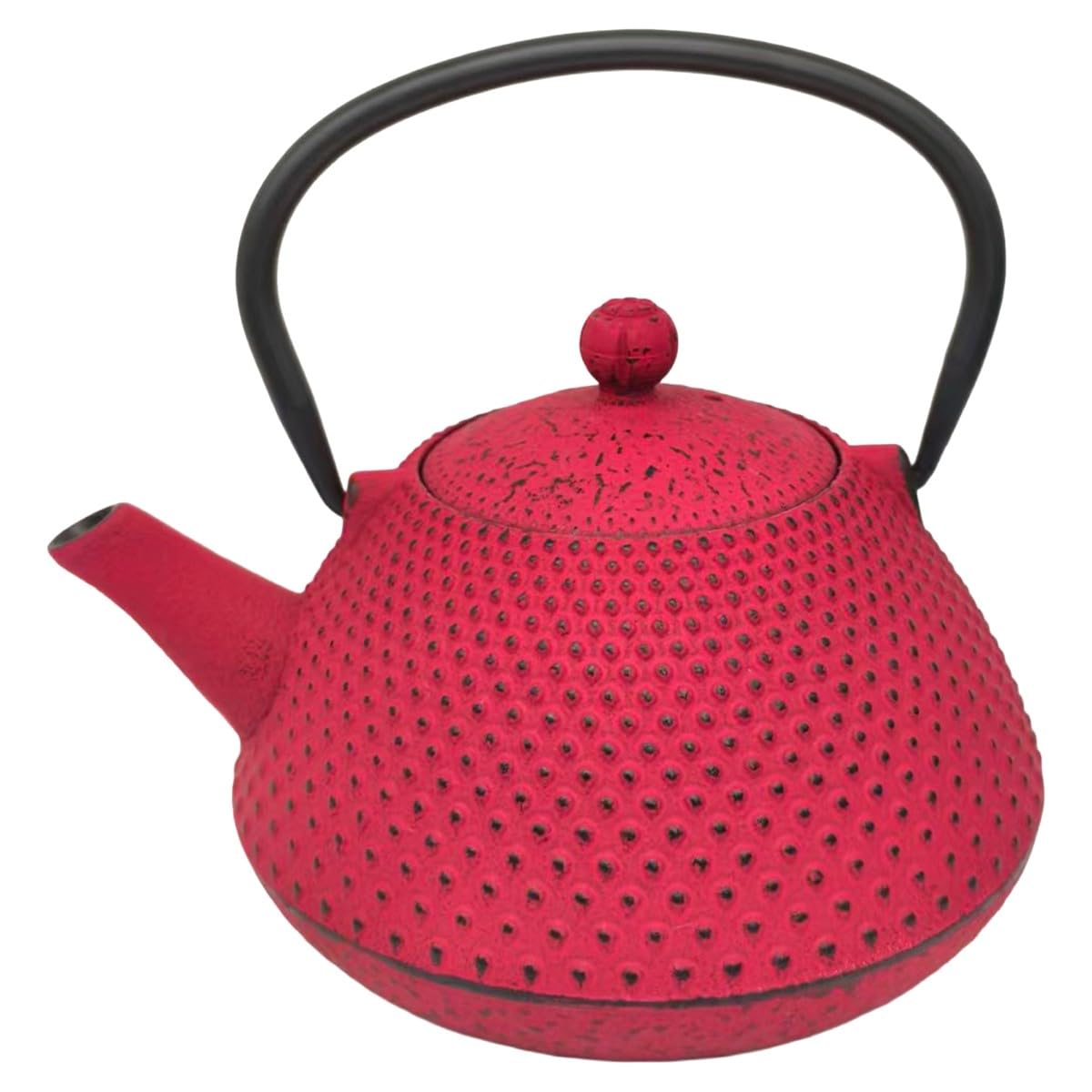 Tetera de Hierro Colado 0,8L Roja - Estilo Moderno