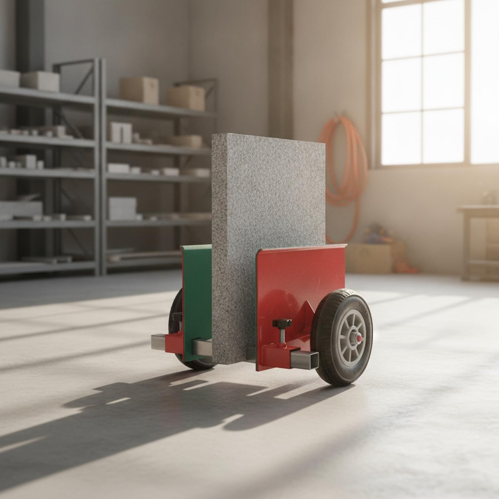 Carrello per Lastre Stabile, 4 Ruote