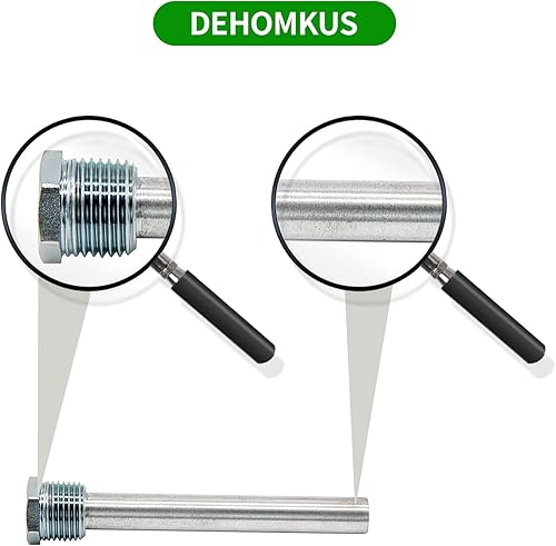 Miniatura 4 de Varilla de ánodo para calentador de agua RV  4.5 pulgadas de largo x 12 pulgadas NPT compatible con Atwood Dometic calentador de agua pieza de