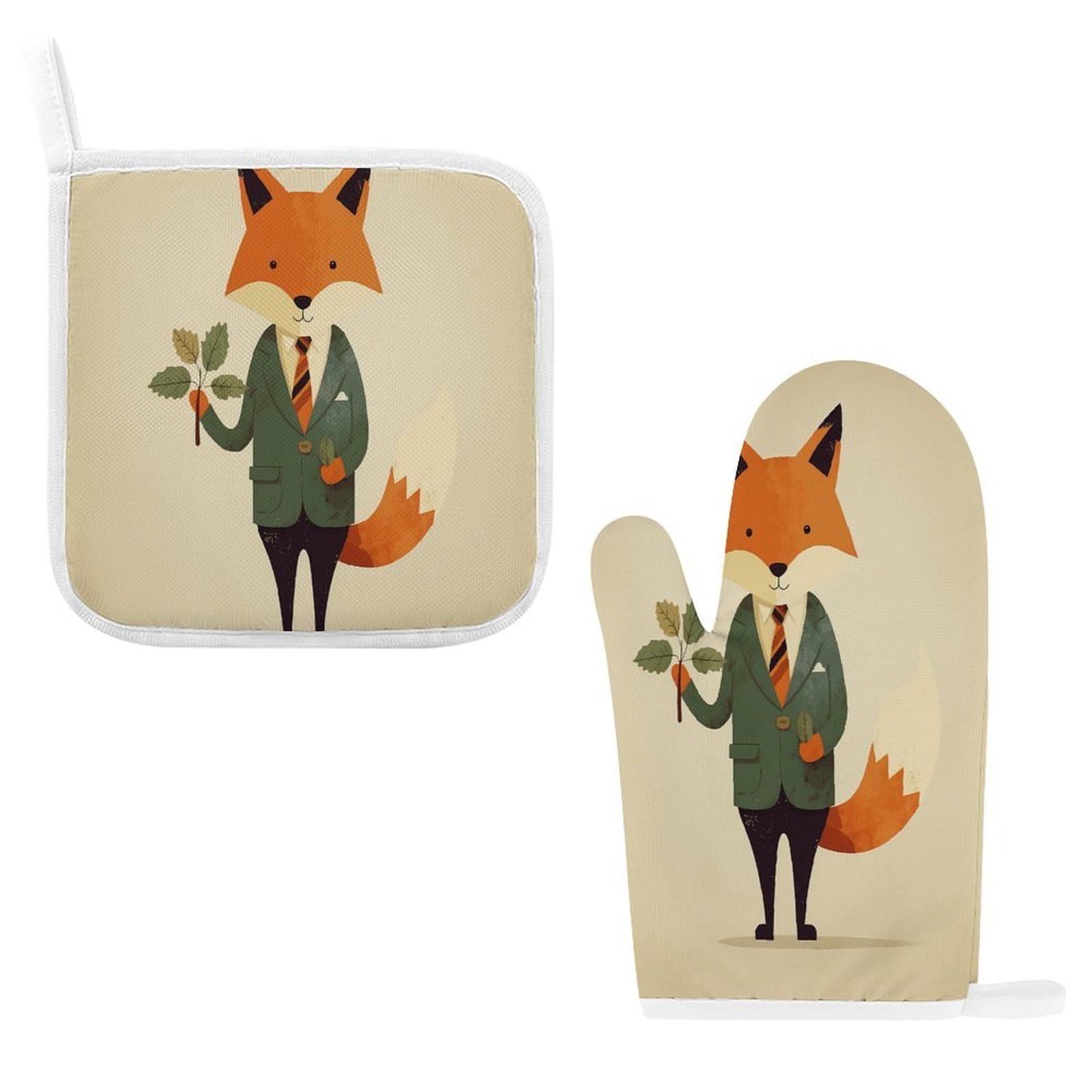 Btcowzrv Style Holding A Leaf Oven Mitts And Pot Holders 2Pcs Set