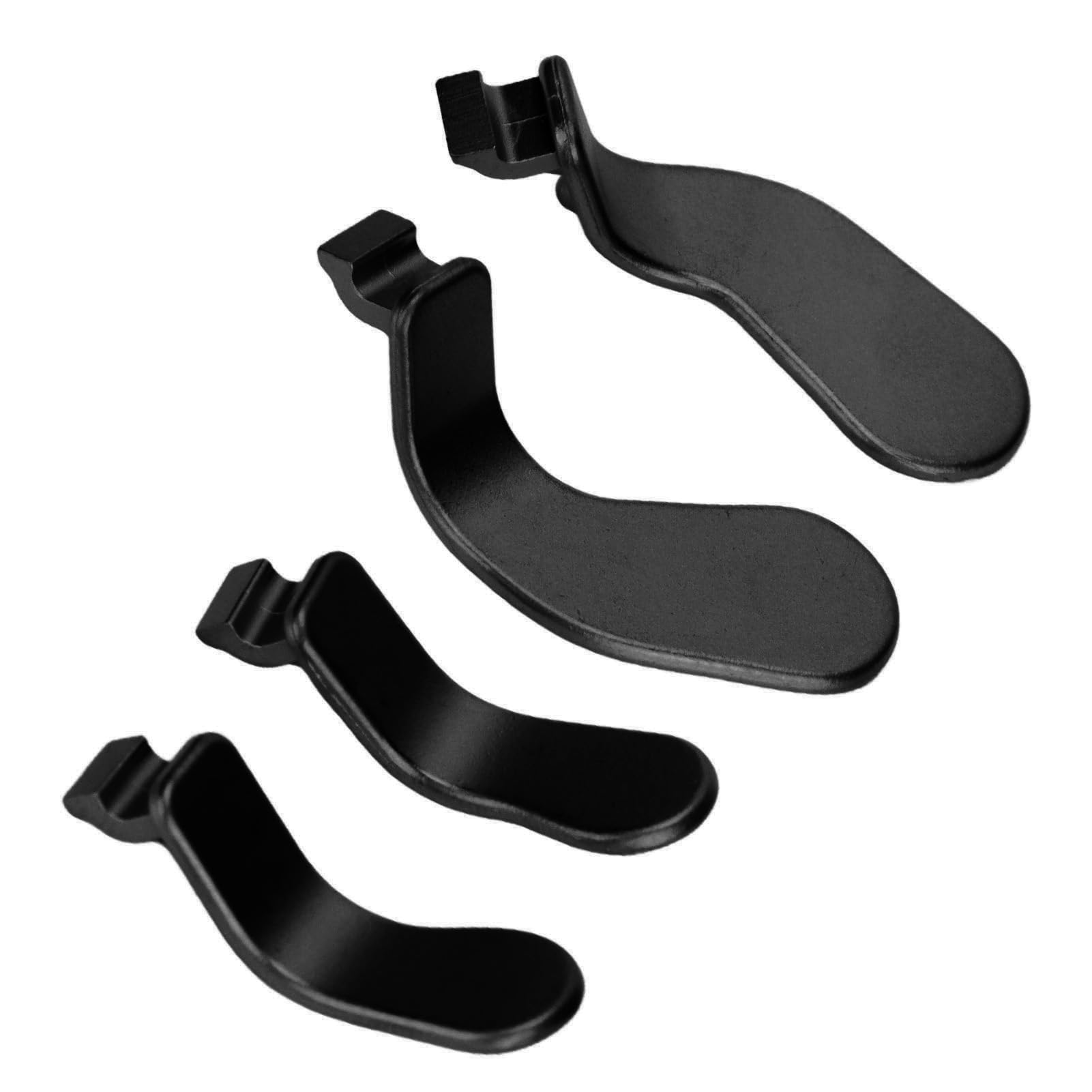 Łopatki do Kontrolera Wysokiej Jakości Metalowy Materiał ze Stali Nierdzewnej 4 Szt. do Kontrolerów Paddles Kompatybilny z Kontrolerami Bezprzewodowymi One Series 2.(czarny)