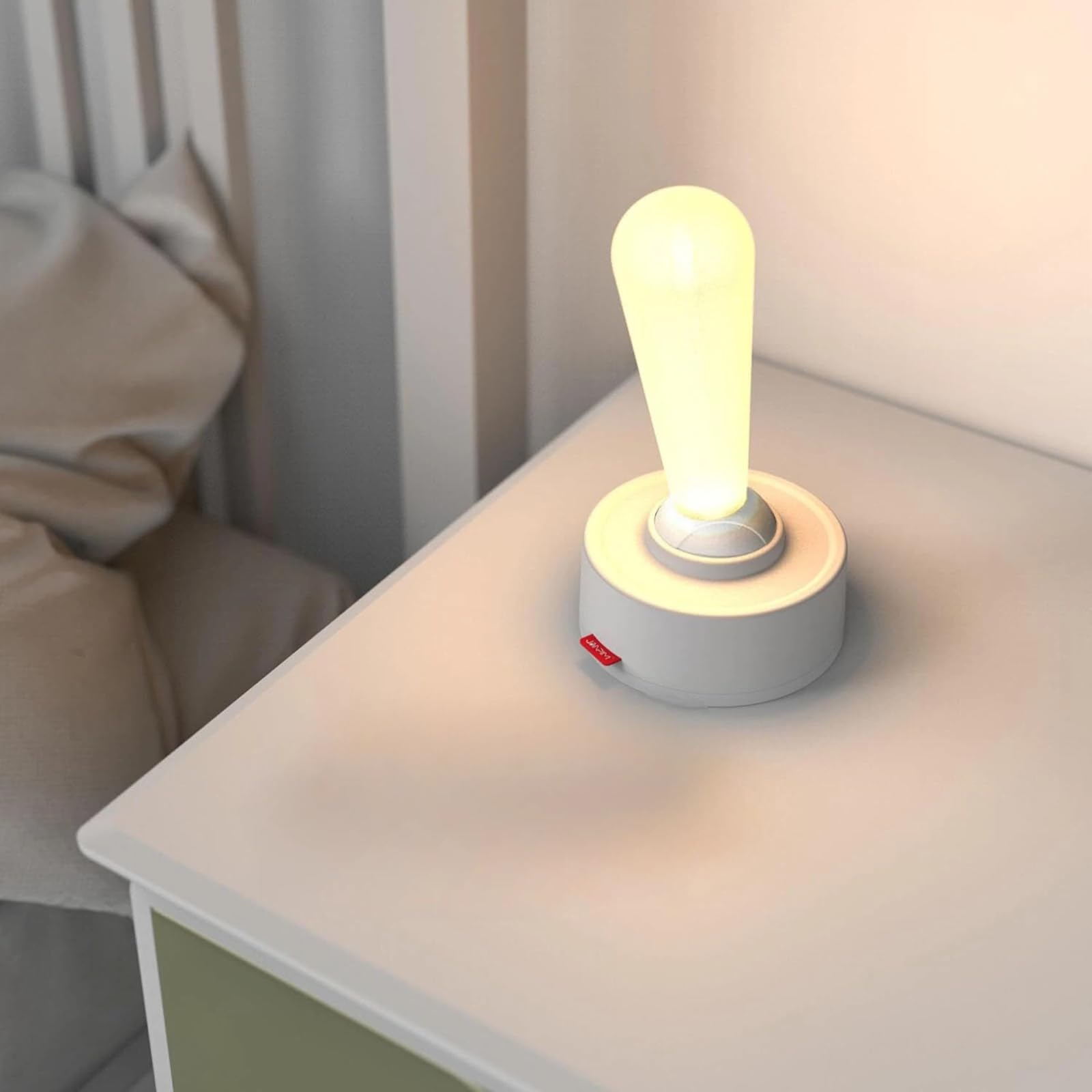 Luz nocturna de brillo ajustable, lámpara de noche recargable, lámpara de mesa portátil con batería de gran capacidad, iluminación ambiental regulable para dormitorio, guardería, habitación de los
