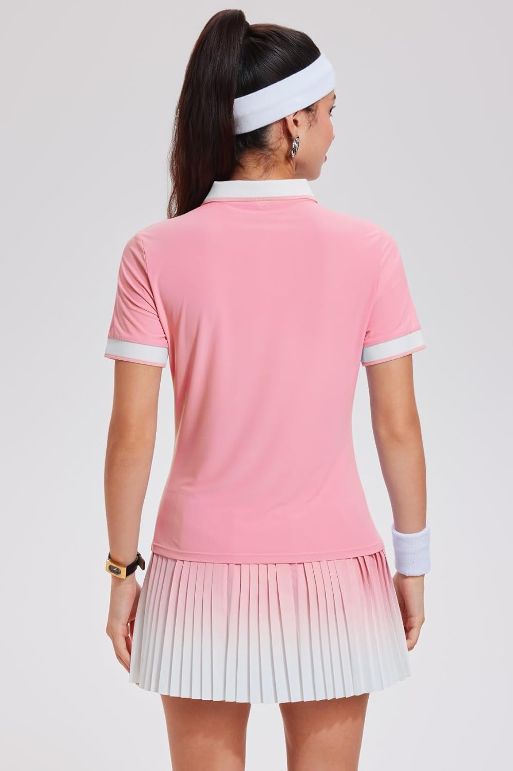 AFZ Women Tennis Skirt Set High Waisted 2 Piece Golf Dresses Outfits Tennis Top Matching Pleated Pickleball Skirt - Image 2