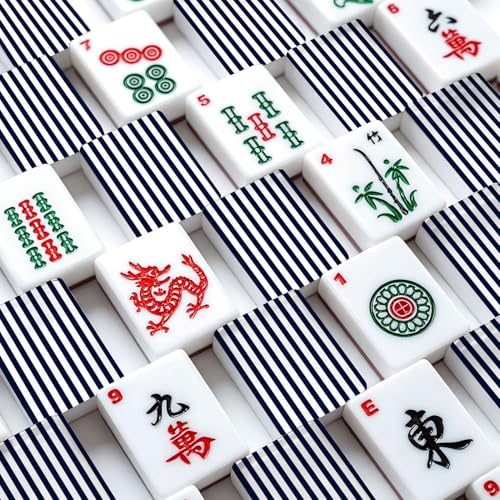 Juego de Mahjong Americano con 166 Fichas y Accesorios miniatura 4