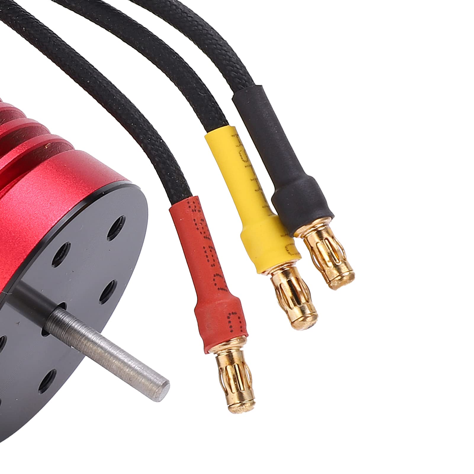 Motor sin escobillas F540 4370KV motor impermeable de bobinado de cobre, motor sin escobillas RC para coche RC 1/10, alto par 4 - poste 12 - Diseño de ranura con carcasa de aleación de aluminio