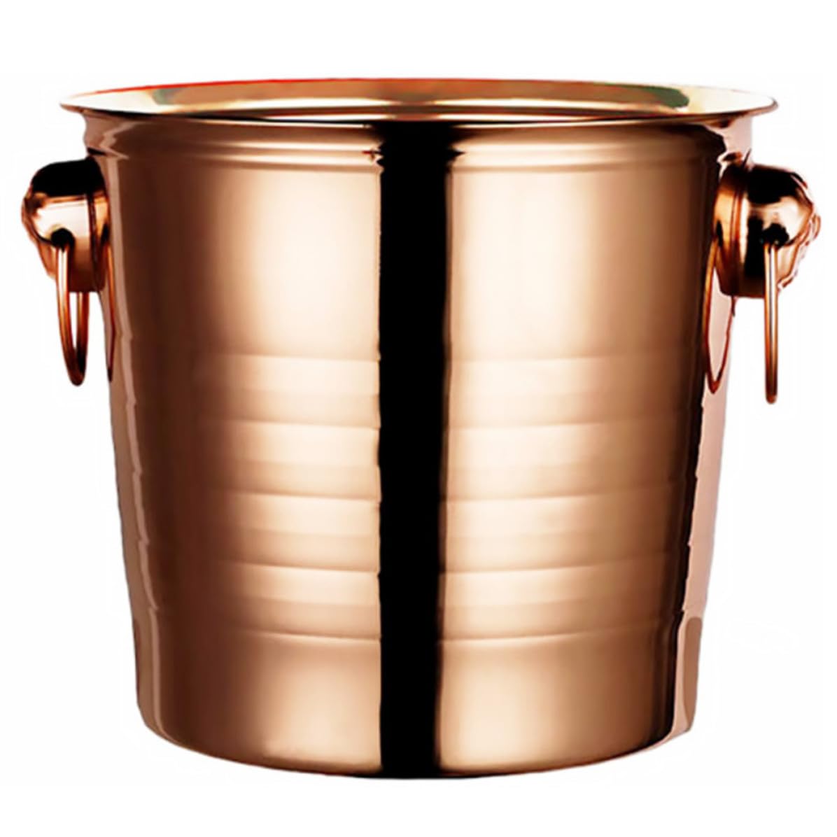 Cubo de Hielo de Acero Inoxidable Doble Asa 7l para Bar