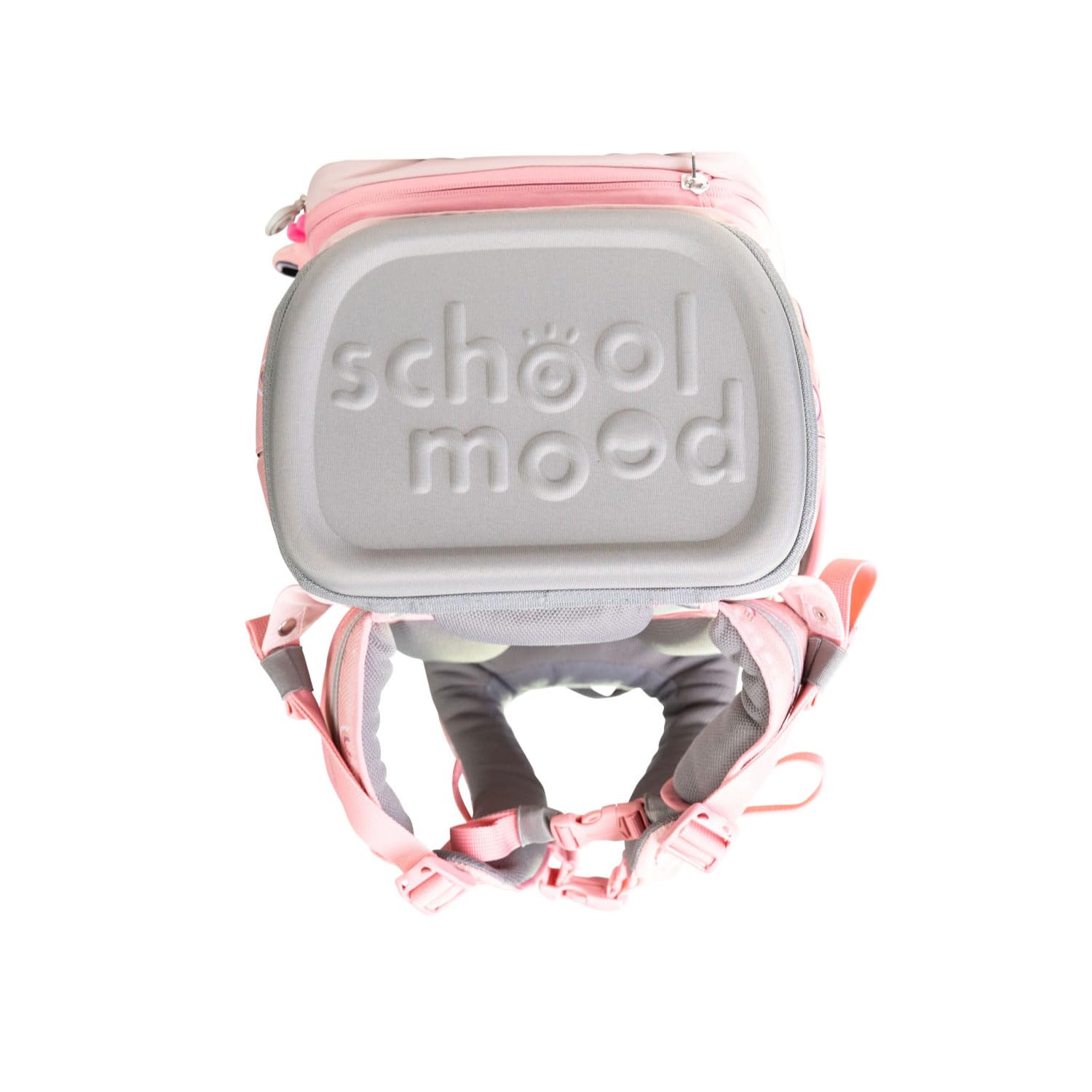 SCHOOL-MOOD Champion Pro Rainbow Schulranzenset 7-teilig 21,5L Stauraum, ergonomisches Easy Fit System für 1 m bis 1,50 m Körpergröße, standfest, wasserabweisender Stoff mit Reflektoren