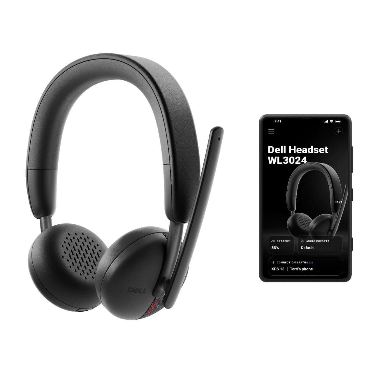 Dell WL3024 Headset schwarz – Bild 9