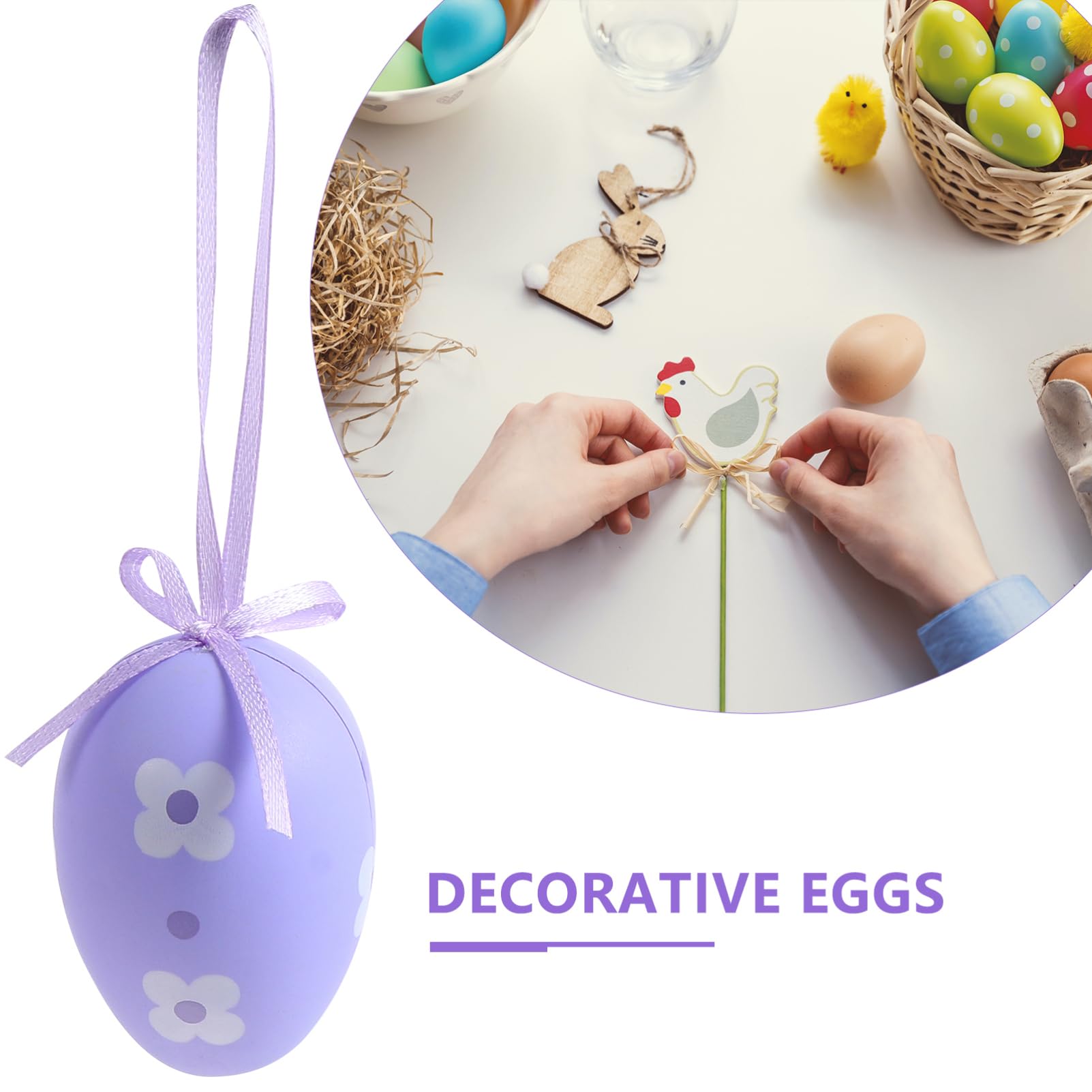 Cabilock 3 Sätze Ostereier Adventsgeschichten Easter Teigroller Ostern Ziernieten Zu Ostern Drachenei Eier Malen Osterdekoration Ei Party-Eier Plastik Stück * 3