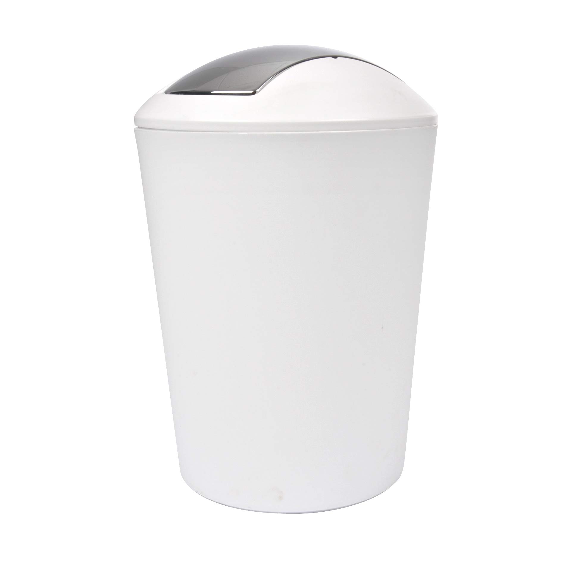 Douceur D'intérieur White Swing Bin 5.6 Litre