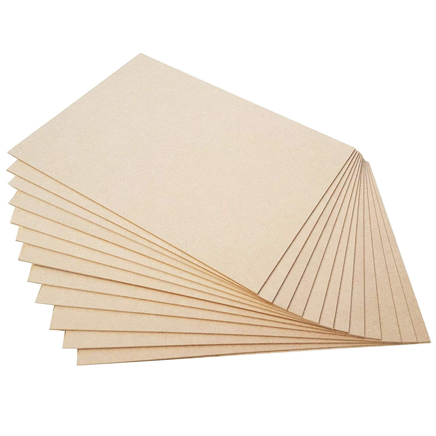 Bs amor 10 Pack MDF Cutout Sheets for Crafts-12 x 12 x 1/8 Inch- 2mm Thick Plywood Sheets with Smooth Surfaces-Unfinished Squares Wood Boards for Laser Cutting