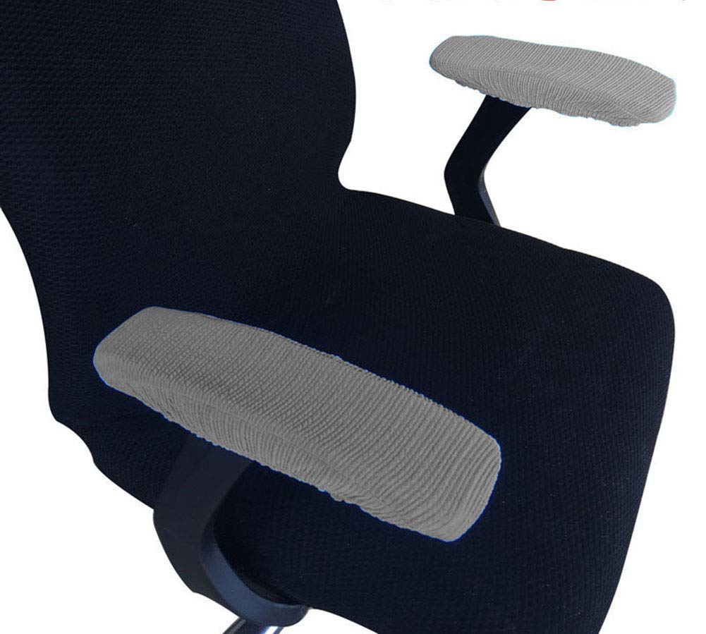 Copri Braccioli Per Sedia Ufficio - 2 Pezzi Elastici Grigi | Lavabili E Rimovibili - Foto 6