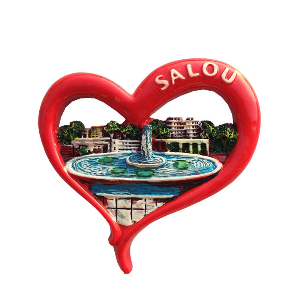 Muyu Magnet Salou Spain 3D Fridge Magnet Travel Souvenir Gift Home Kitchen Decoration Refrigerator Magnetic Sticker Collection
