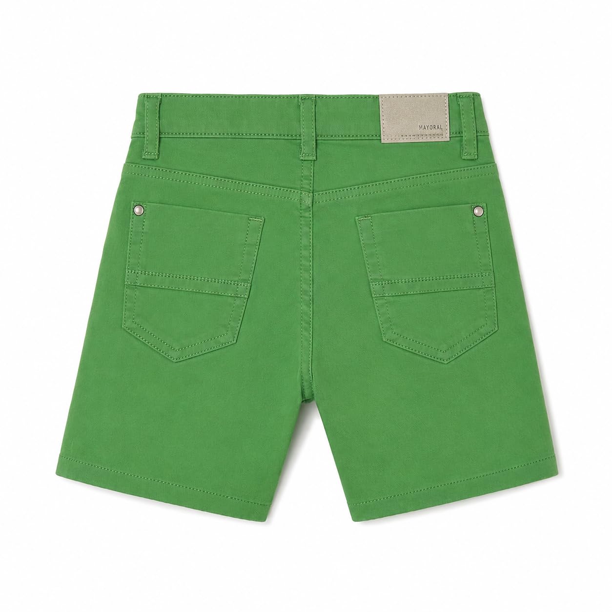 Mayoral Pantaloncino Bermuda Bambino in Cotone, Shorts Verde 5 Tasche, Chiusura Zip e Bottone, vestibilità Comoda, Look Casual Estivo, Adatto a Bambini e Ragazzi, 204, età 4 Anni, Regular
