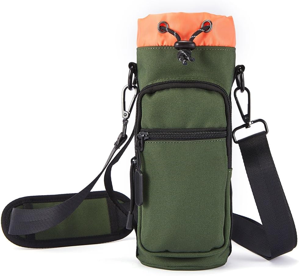 Torch Mythic Kelpie Water Bottle Sling Hydration Carrier Bottle Holder Accessory with Phone Pocket Adjustable Shoulder Hand Strap EDC