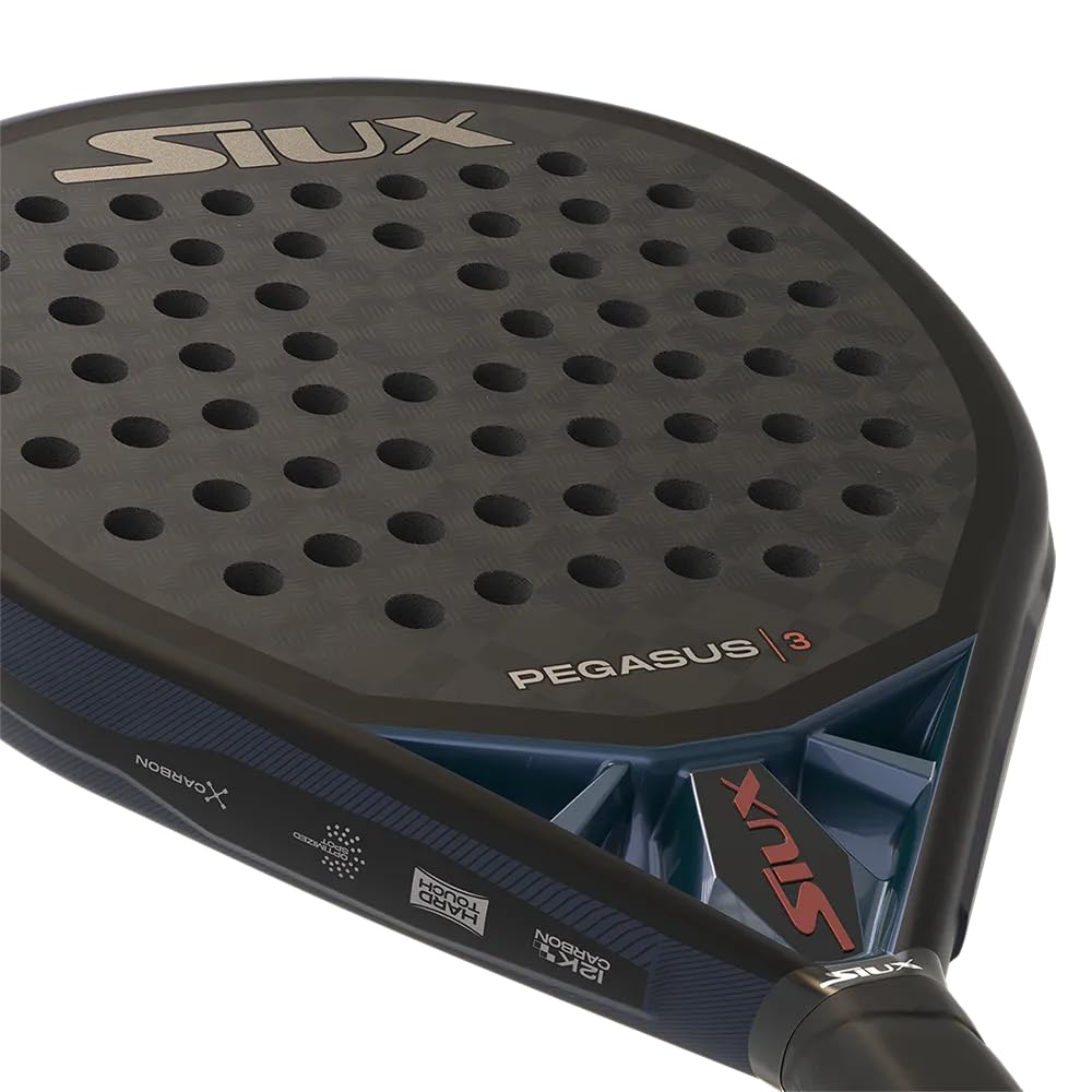 SIUX - Pegasus 3: Pala de pádel para Jugadores avanzados - Pala de pádel de Control y Potencia - Equilibrio y precisión - Alta Resistencia - Colección 2025