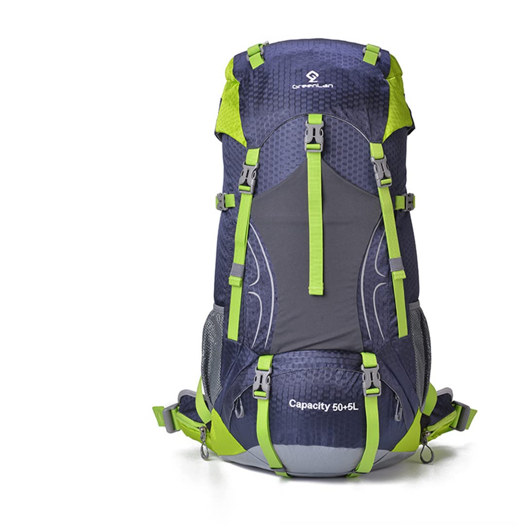 Hcclijo 55L impermeable de gran capacidad montañismo deportes al aire libre senderismo mochila al aire libre montañismo