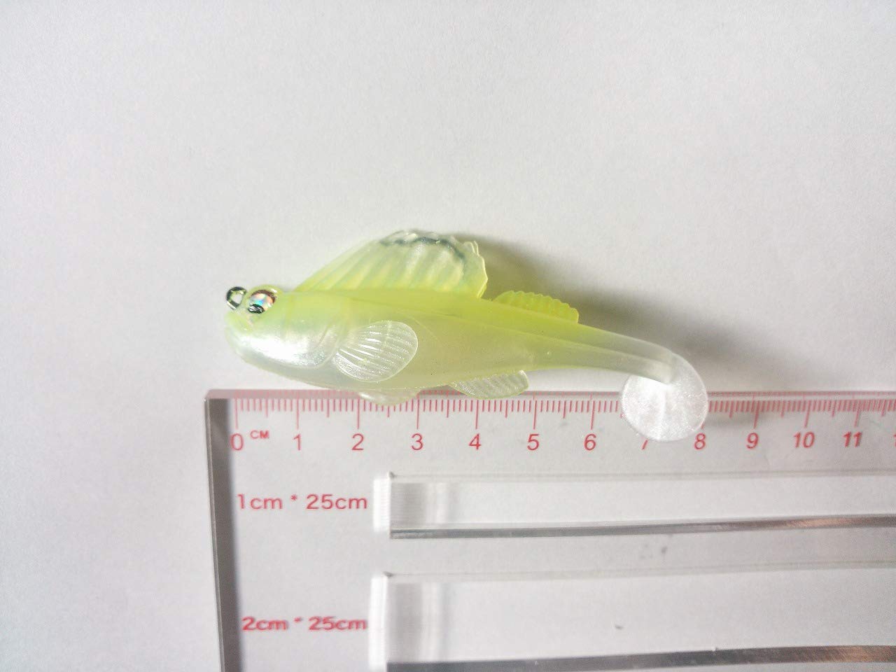 Amazon.co.jp: ハゼの形 ソフトルアー ワーム 7.5cm 15g 5色