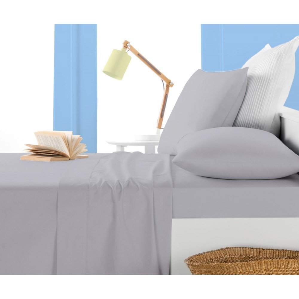 Noble Comfort LinenNoble Comfort Linen 800 TC Solid Pattern 3 PCs Fitted Sheet Set 12 inch Deep Pocket 100% Pima Cotton Size California King Color Sage,Multicolor