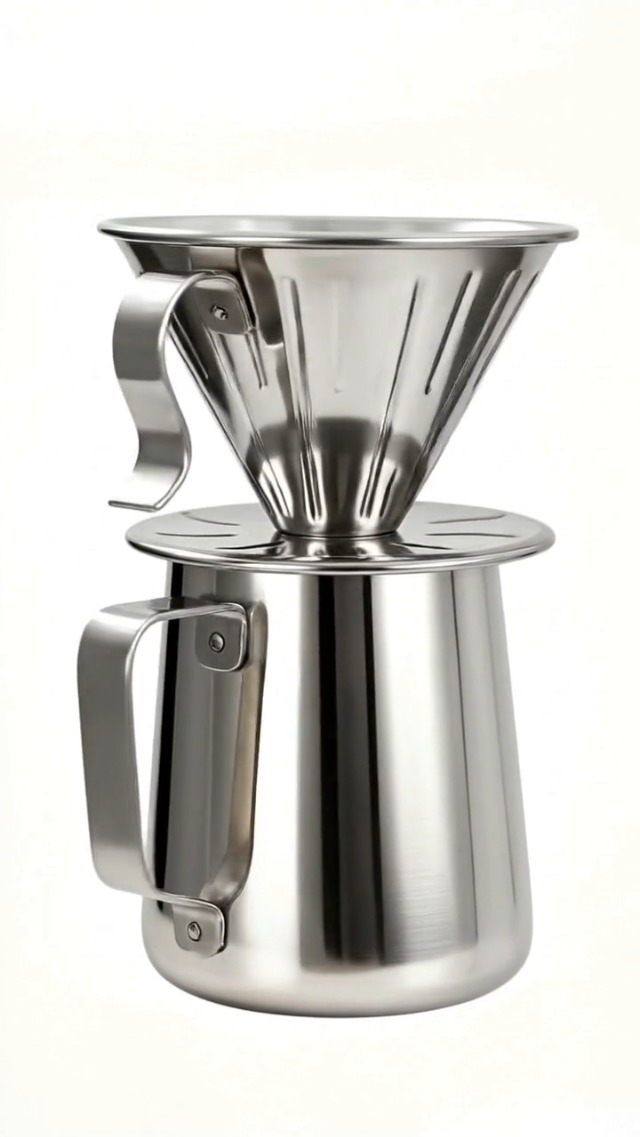 Amazon.com: AGOGO Stainless Pour Over Coffee Maker Set, 50 Paper