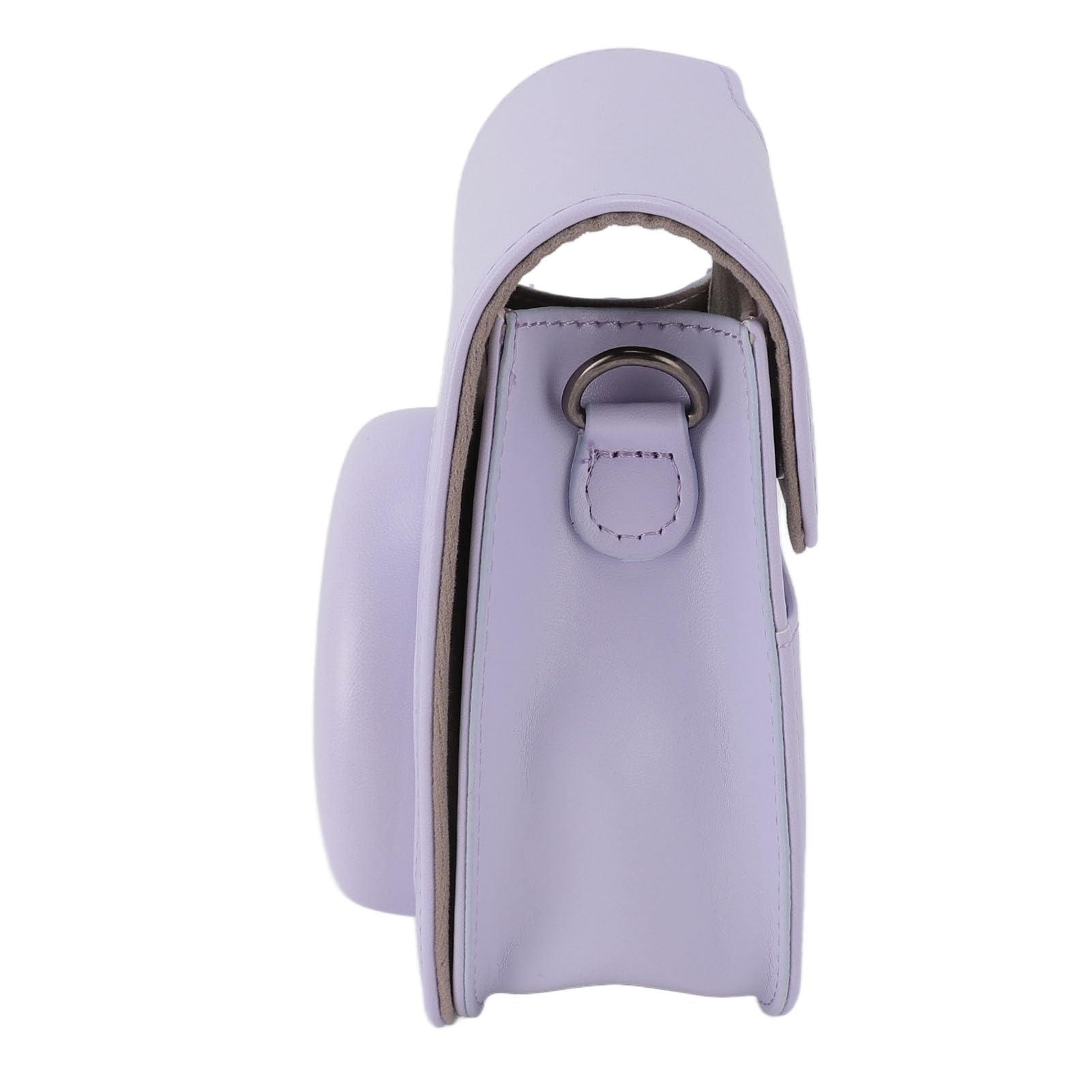 Mini 12 Elegante Custodia per Fotocamera in Pelle PU Borsa a Tracolla Portatile per Visualizzazione Foto per Mini 12 (Viola)