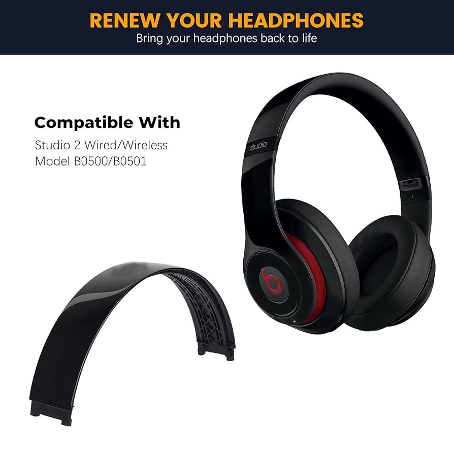 Beats studio wireless チタン ブラックシルバー B0501 Original Beats by Dre Studio 2 2.0 Wireless B0501 Inside