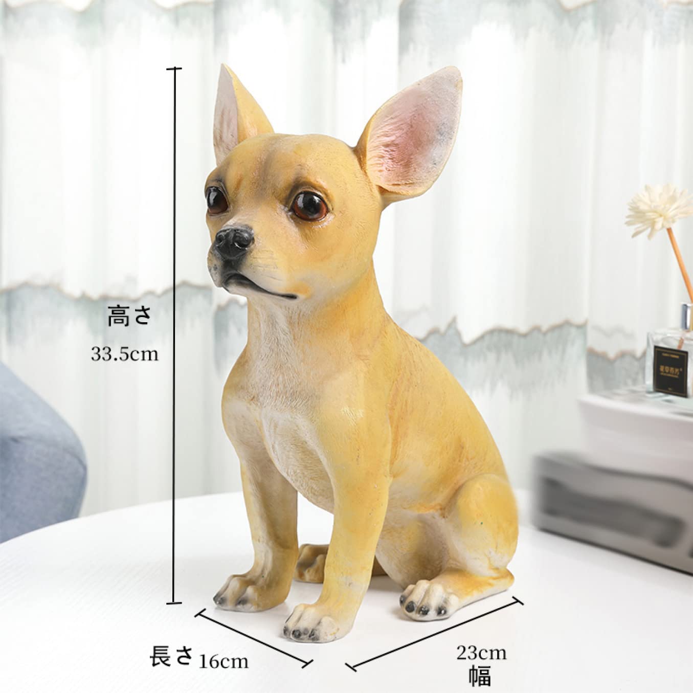 リアル　犬の樹脂製オーナメント　置物　犬　フィギュア リアル 犬の樹脂製オーナメント 置物 犬 フィギュア Amazon.co
