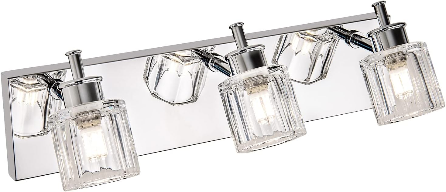 ANGIEHAIE Fixtures 3 Lights Bathroom Vanity Light Fixtures
