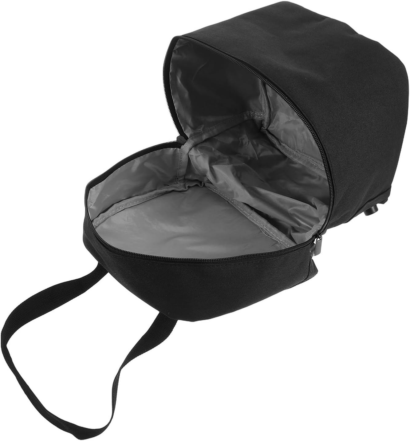Homoyoyo Bowling Organizer Bag Single Ball Tote with Padded Holder | Black Oxford Cloth, Lightweight Portable Build, Waterproof Shell, Multiple Internal Compartments for Training and Parties