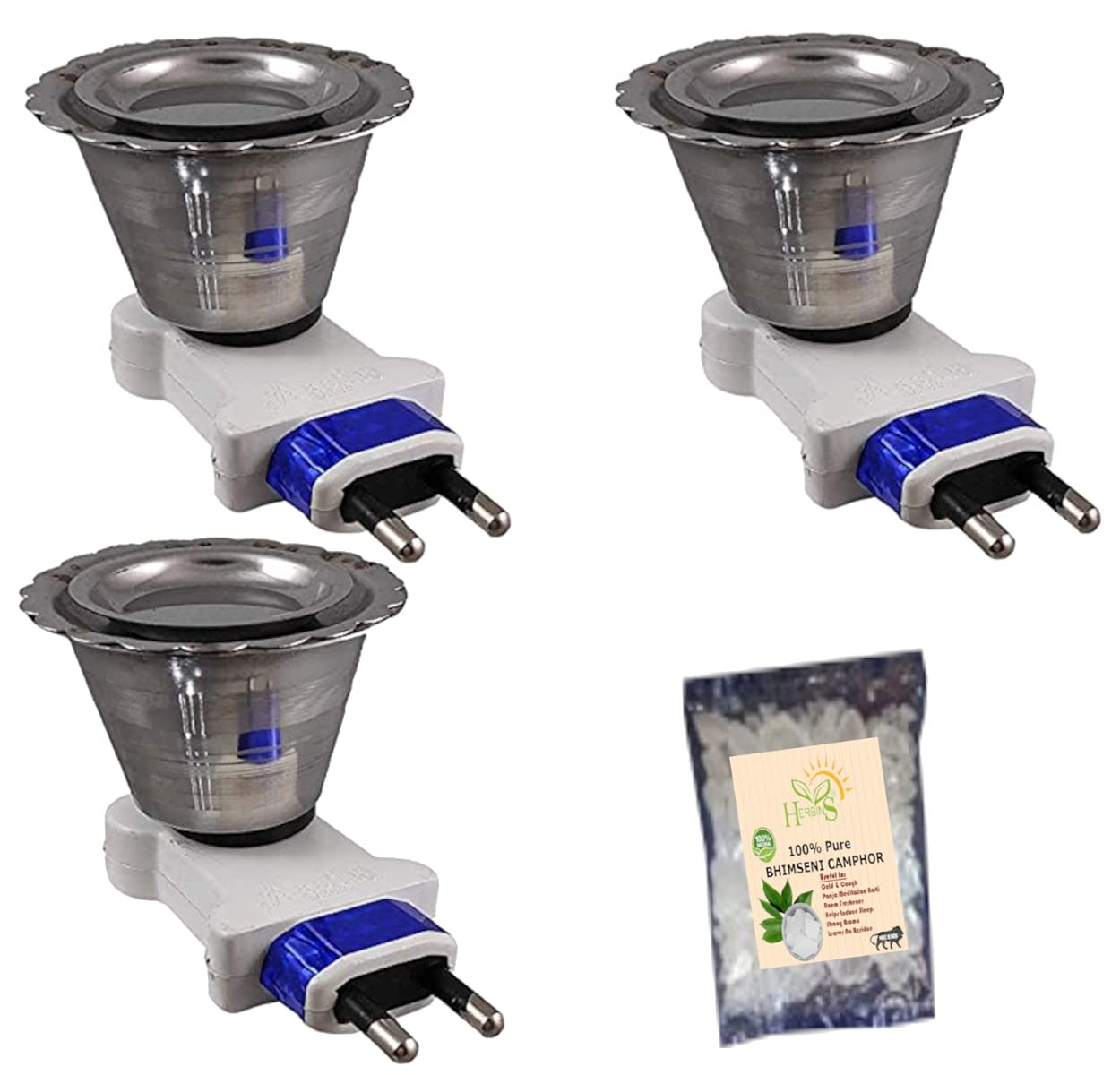 Buy ins direct plug in steel electric camphor diffuser electric camphor