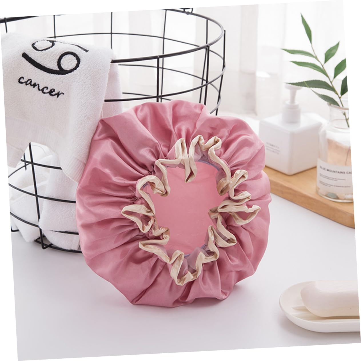Housoutil 3 Juegos De Gorros De Baño Aislantes Para Mujer Gorros Para Peinar El Cabello Maquillaje Acondicionamiento Del Cabello Y Salones De Belleza (4 Unidades)